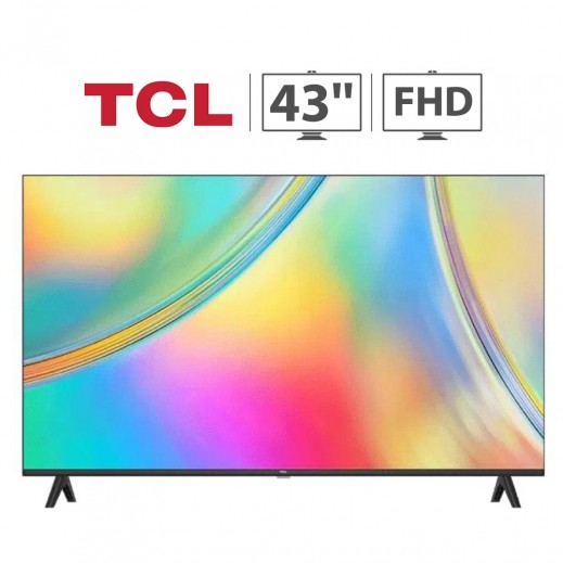 TCL 43-inch FHD 2K LED Android Smart TV - Black