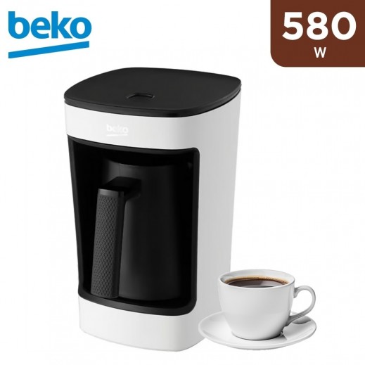 Beko Turkish Coffee Maker 580W - White - delivered by Taw9eel Fast
