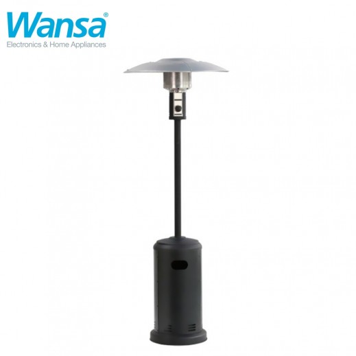 Wansa 13KW Steel Patio Heater - Black -W-SRPH93 - delivered by Xcite within 3 working days