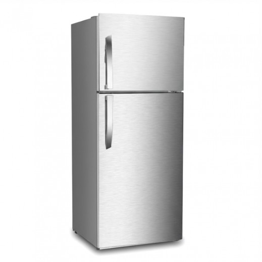 Wansa Top Mount Refrigerator 420 L 15CFT - Inox - delivered by Xcite within 3 working days