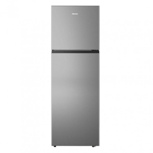 Hisense Top Freezer Refrigerator 250L 8.8 CFT - Inox - delivered by Xcite within 3 working days