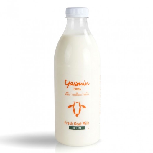 Yasmin Farms Full Fat Goat Milk 500 ml  - delivered by Taw9eel Fast