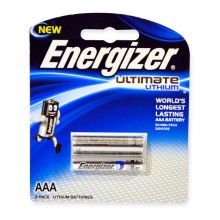 Energizer Ultimate Lithium AAA Battery 2 Pack
