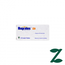 Rapidus 50mg Anti Inflammatory Pain Killer 20 Tablets