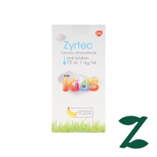 Zyrtec Oral Solution 1 mg 75 ml