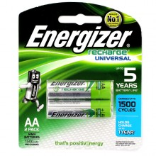 Energizer Recharge AA Battery 2 Pack