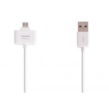 iWalk TrioneM Micro USB Cable For Smart Phones 1m - White