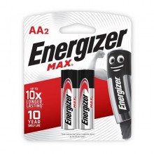 Energizer 1.5 V AA Alkaline Batteries - 2 Pcs 