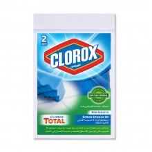 Clorox Non Scratch Scrub Sponge 3D - 2 Pieces