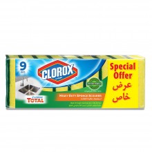 Clorox Heavy Duty Sponge Scourer - 9 Pieces