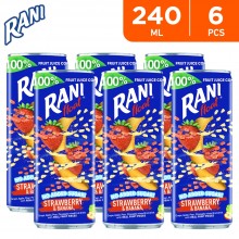 Rani Float Strawberry Banana Drink 6x240 ml