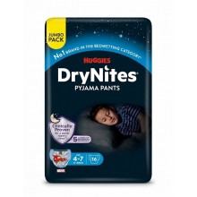 DryNites Pyjama Pants for Boys 4-7 Years 17-30kg 16 Pcs