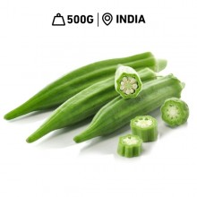 Fresh Indian Okra (500 g Approx.)