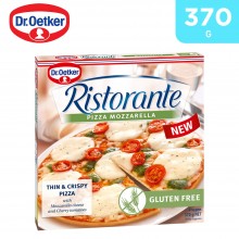Dr. Oetker Frozen Gluten Free Ristorante Thin & Crispy Mozzarella Pizza 370 g