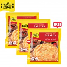 Sara Frozen Plain Flaky Paratha 450 g (2 + 1 Free)