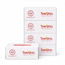 Taw9eel Premium Soft 2 Ply Facial Tissues 200 Sheets 5 Boxes