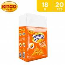 Kitco Corn Snacks Bugles Nacho Cheese Bag 20 x 18 g
