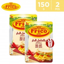 Frico Red Hot Edam Slice Cheese 2 x 150 g