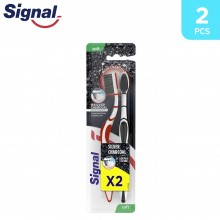 Signal Medium Bane Charcoal Toothbrush (2 Pcs)