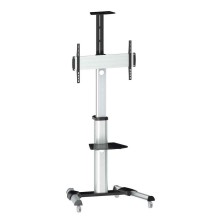 Orca Premium TV Cart for 37 to 70 Inch - Silver 