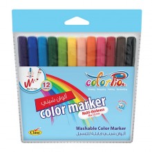 Colorpia Washable 12 Shiny Colors
