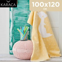 Karaca Home Kangaroo Cotton Baby Blanket 100 X 120 Cm