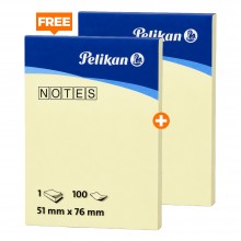 Pelikan Note Sheet 51 x 76mm - 100 Sheets 1 + 1 Free