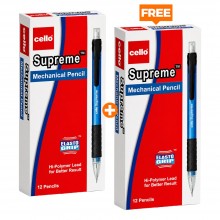 Cello Set of 12 Supreme Mechanical Pencil 0.7mm 1 + 1 Free