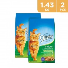 9Lives Indoor Cat Food 2 x 1.43 kg