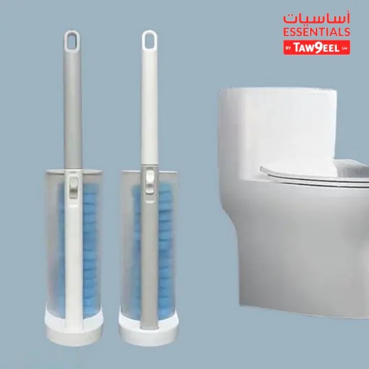 طقم فرش تنظيف الحمام للاستخدام مرة واحدة - أساسيات توصيل  - يتم التوصيل بواسطة توصيل فاست