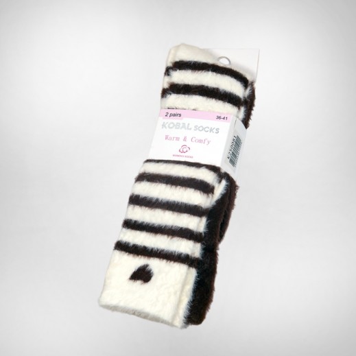 كوبال سوكس - جوارب دافئة ومريحة 36-41 - 2 زوج