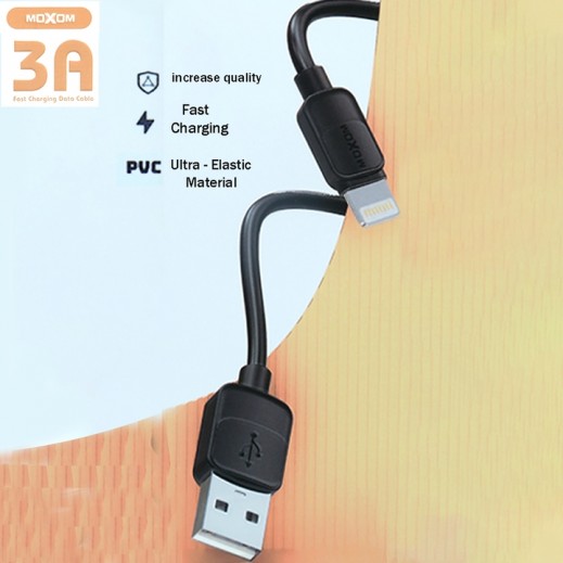كابل بيانات سريع 3A PVC-lightning من موكسوم