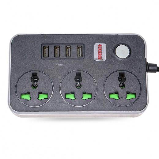 مقبس طاقة 4 منافذ USB بقوة 2500 واط 4 شارج