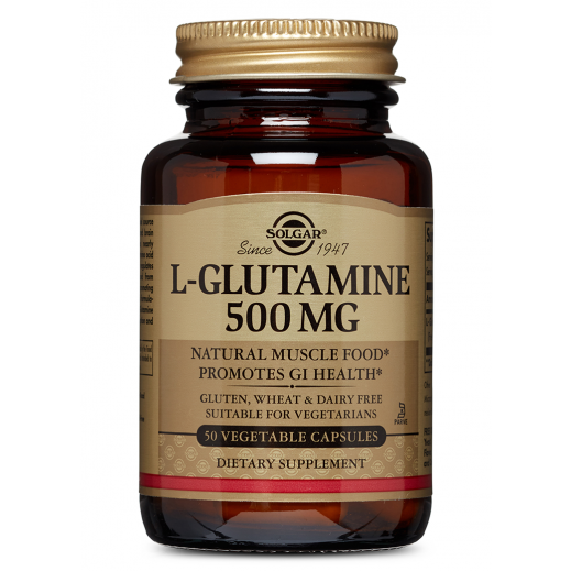 سولغار - كبسولات جلوتامين الخضار 500 ملجم - 100 كبسولة 