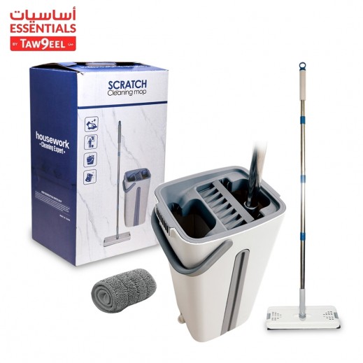 ممسحة دوارة 360 درجة مع دلو - أساسيات من توصيل - يتم التوصيل بواسطة توصيل فاست