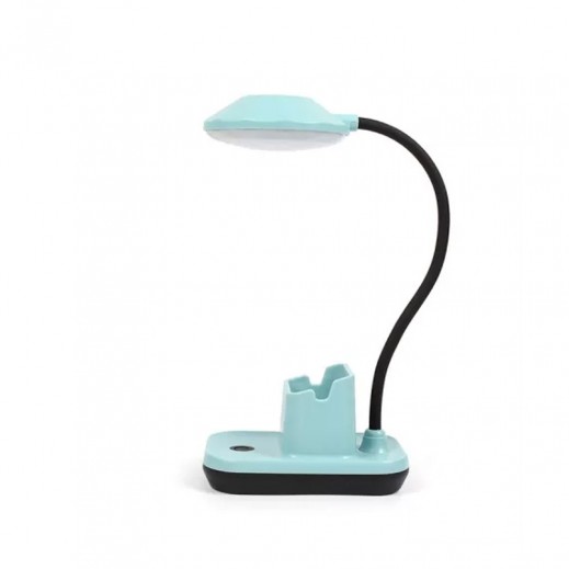 مصباح LED مكتبي 3 في 1 - أزرق