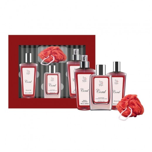 لوف إن ستايل - مجموعة استحمام كورال للجنسين