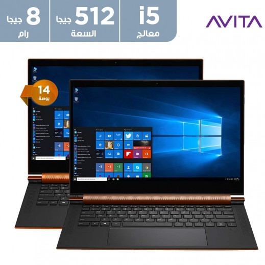 أفيتا أدميرور V14 لاب توب - انتل كور i5-10210U - ذاكرة 8 جيجابايت - سعة تخزين 512 جيجابايت