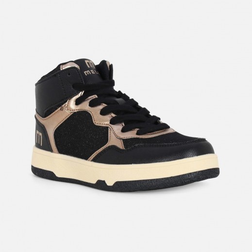 حذاء نسائي كاجوال برباط أسود من ميلون - يتم التوصيل بواسطة توصيل خلال 24 ساعة 