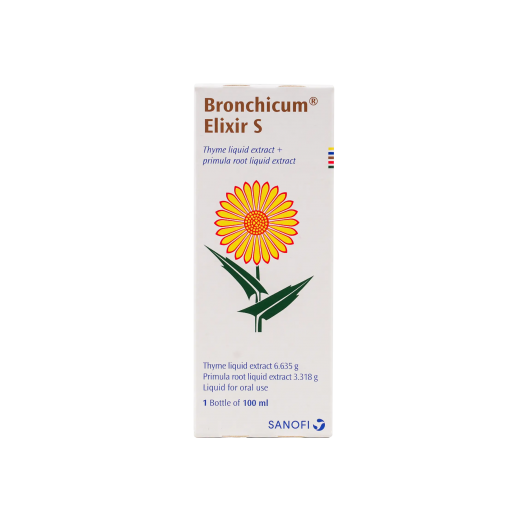برونشيكوم إليكسير إس 100 مل - يتم التوصيل بواسطة توصيل خلال 48 ساعة عمل