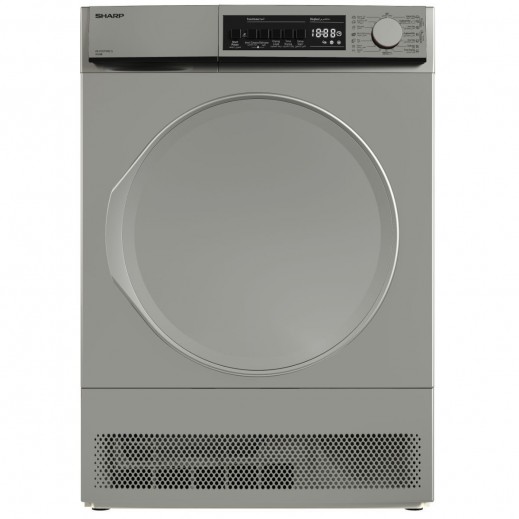 شارب - مجفف ملابس مكثف سعة 9 كجم 15 برنامج - فضي - KD-FCS910DZ-S - يتم التوصيل بواسطة  AL-YOUSIFI فى خلال 3 ايام عمل 