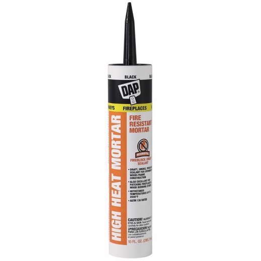Dap Black Silicate Fire Resistant Caulk - يتم التوصيل بواسطة Taw9eel within 1 working day 