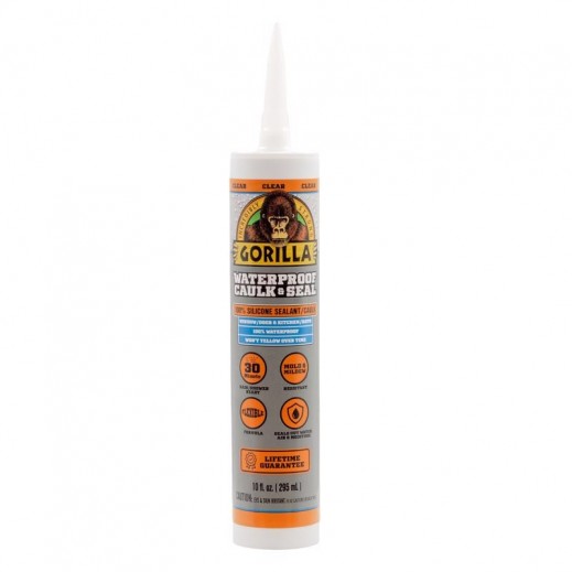 Gorilla Clear Silicone All Purpose Sealant 295ml - يتم التوصيل بواسطة Taw9eel within 1 working day 