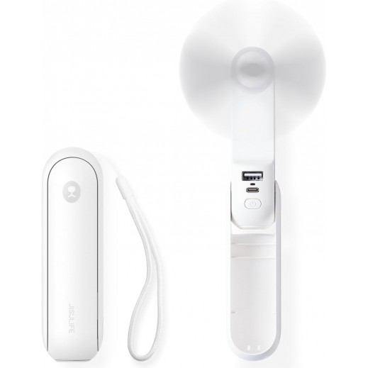 3 In 1 Usb Rechargeable Portable Fan - يتم التوصيل بواسطة توصيل فاست
