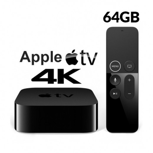 أبل تي في بتقنية 4K سعة 64 جيجابايت - اسود