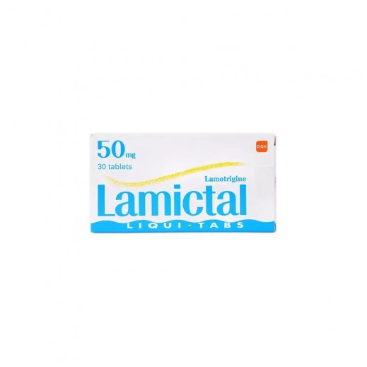 Lamictal Liqui-Tabs 50Mg 30 Tablets - يتم التوصيل بواسطة صيدلية فارمازون  - خلال ساعتين