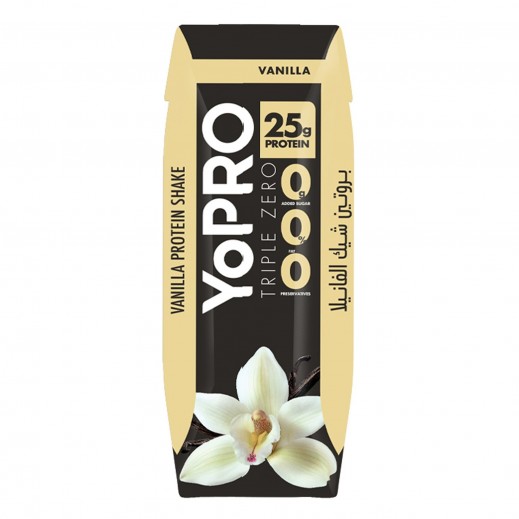 يوبرو تريبل زيرو UHT بروتين شيك الفانيليا 250 مل - يتم التوصيل بواسطة توصيل فاست