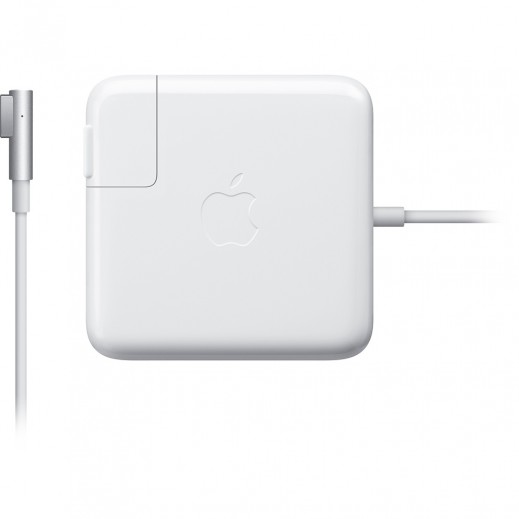 أبل- محول Magsafe بقوة 60 واط لجهاز ماك بوك وماك بوك برو ١٣ بوصة - أبيض