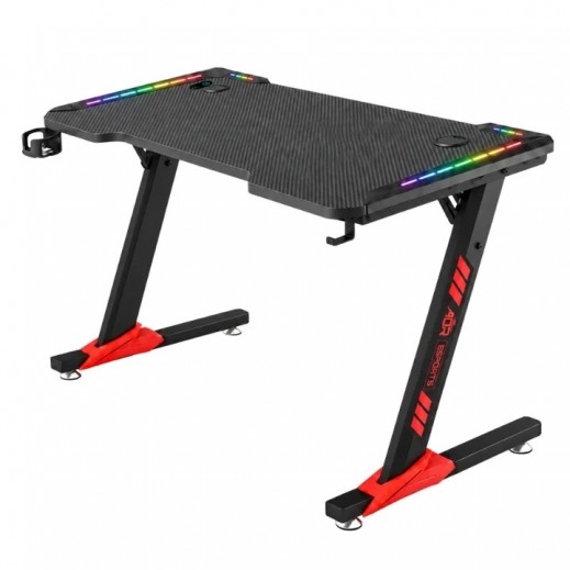 جادجتون مكتب ألعاب Z-8 بإضاءة RGB متدفقة 120 × 60 × 73 سم