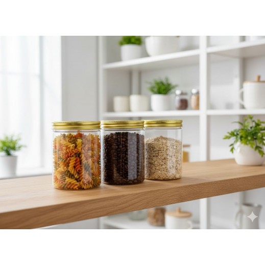 برطمانات تخزين متعدد الاستخدامات 650 مل - 3 حبة